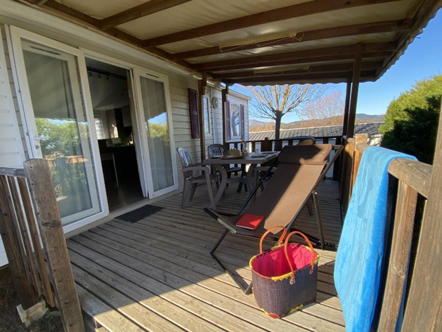 Mobilhome 6 personnes - Confort 32 m² 3 chambres Clim, Tv 8