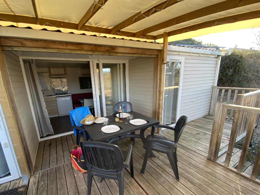 Mobilhome 4 personnes - Premium Patio 30m² 2 chambres Clim, Tv, lave-vaisselle 6