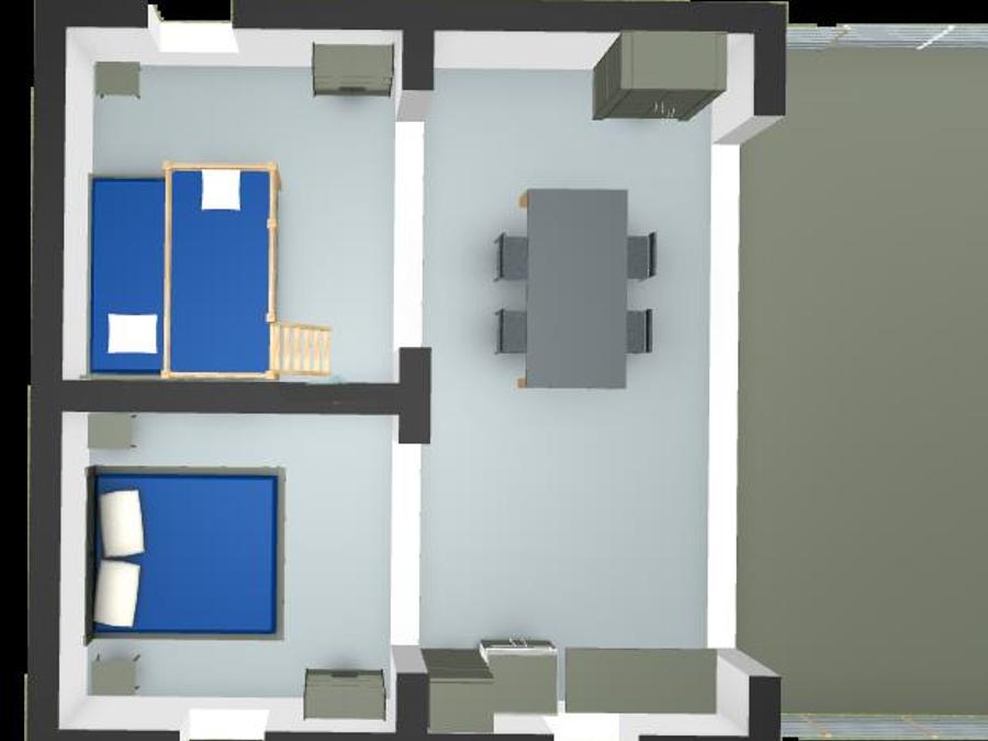 Bungalow toilé 5 personnes - Freeflower Confort sans sanitaires 40m² 5