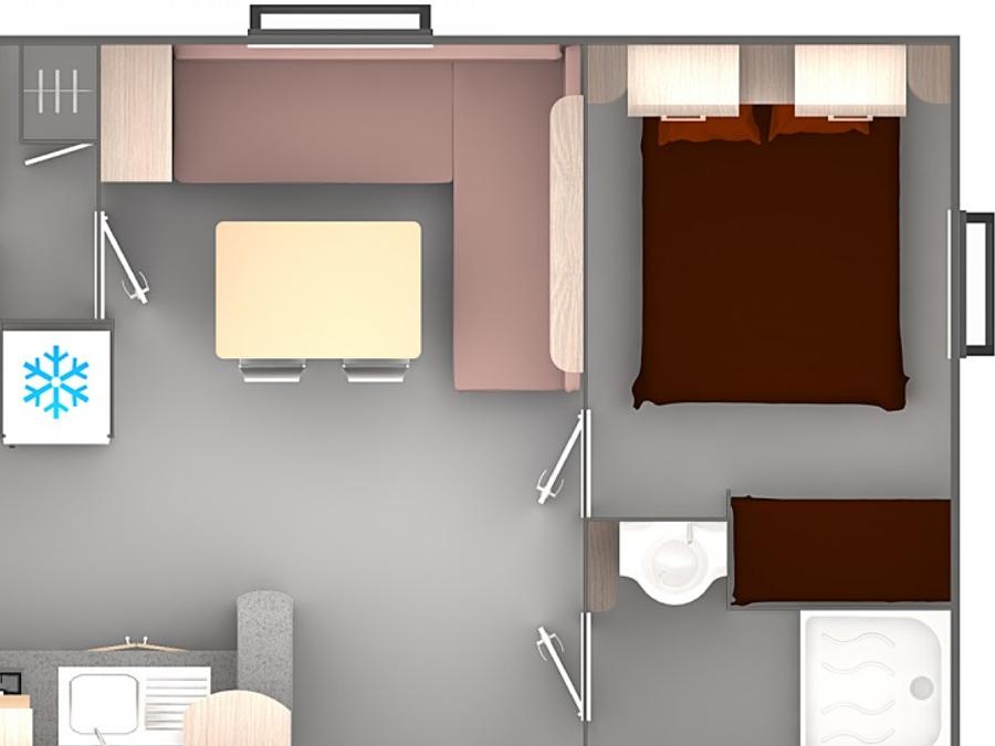 Mobilhome 4 personnes - Confort+ 27 m² 9