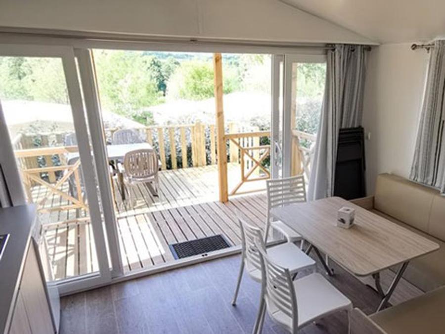 Mobilhome 4 personnes - Premium 33 m² 2 chambres Clim, Tv, lave-vaisselle 3