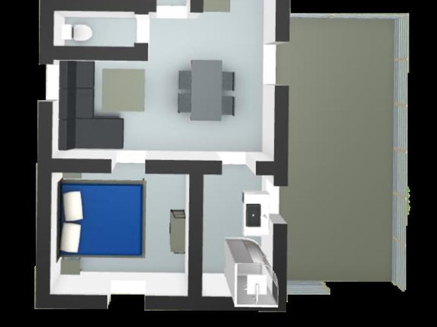 Mobilhome 4 personnes - Homeflower Premium 29 m² (4p-2ch) Clim, Tv, lave-vaisselle, terrasse XXL 4