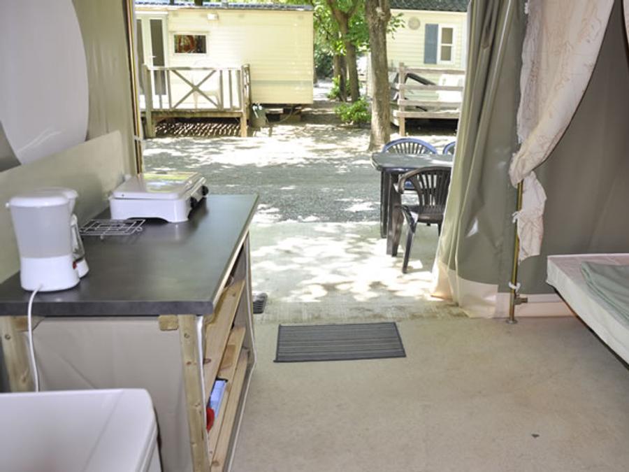 Tente en toile et en bois 5 personnes - Bengali 2