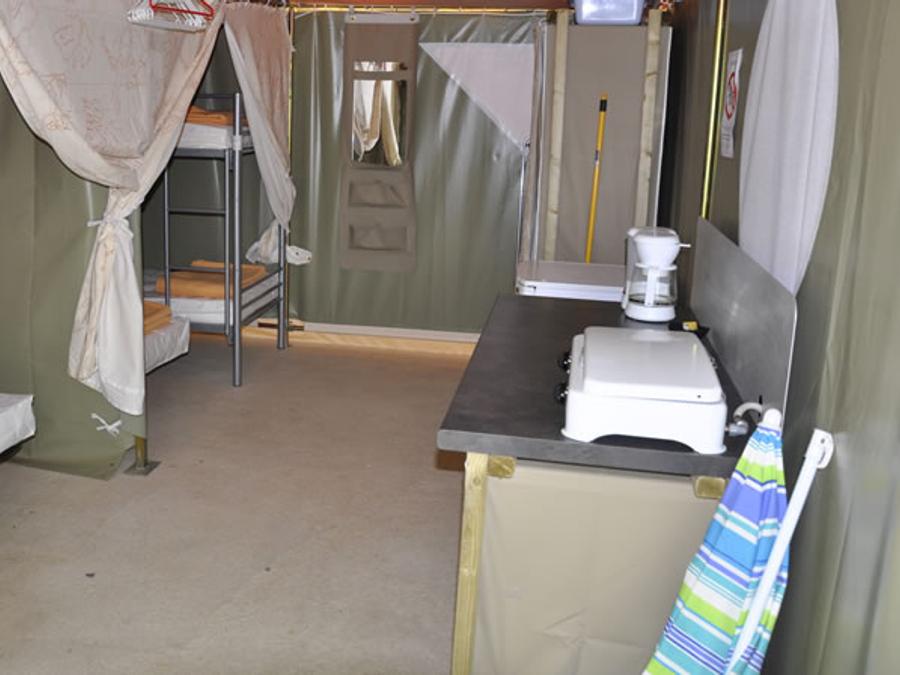 Tente en toile et en bois 5 personnes - Bengali 1