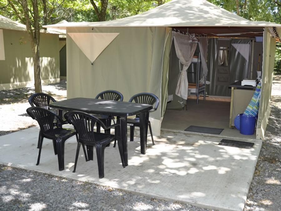 Tente en toile et en bois 5 personnes - Bengali 0