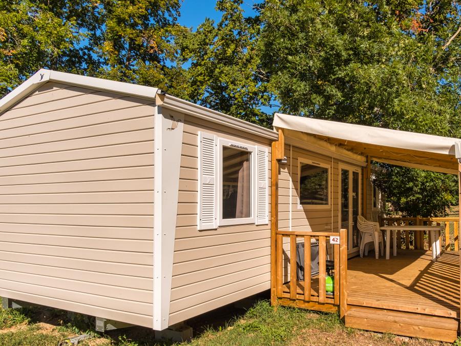 Mobilhome 6 personnes - Confort 6p (35m²) avec terrasse couverte, climatisé 1