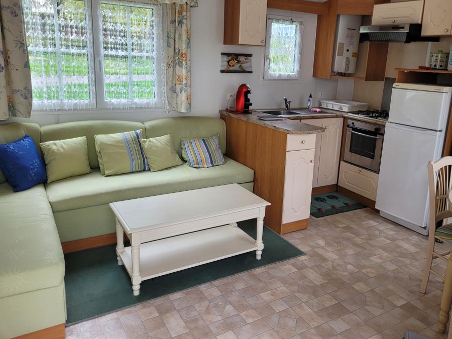 Mobilhome 4 personnes - Confort Supérieur 4p (32m²) avec terrasse couverte, 2 chambres, climatisé 5