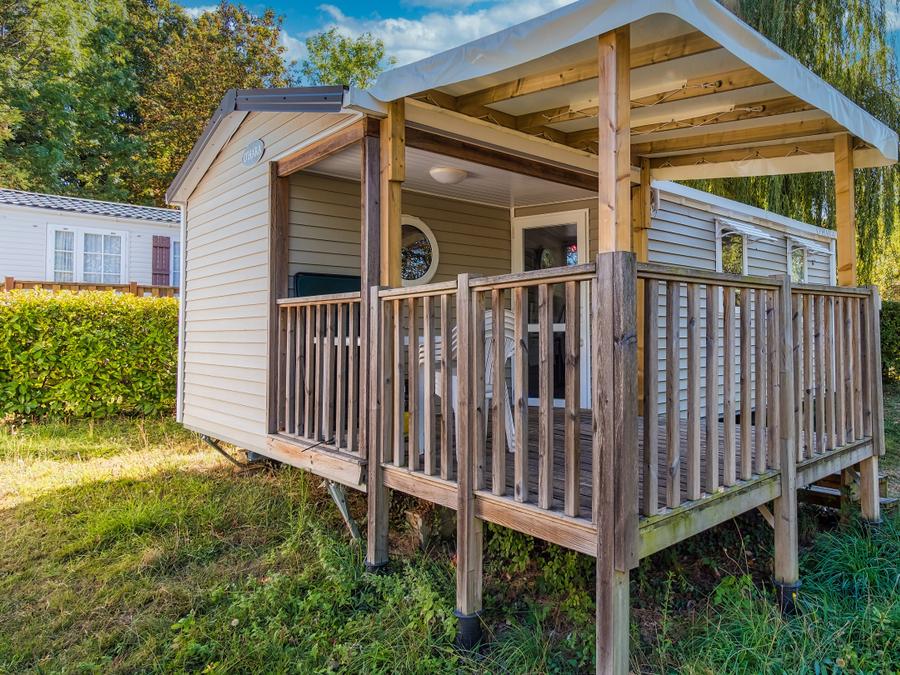 Mobilhome 4 personnes - Confort 4p (27m²) avec terrasse couverte, 2 chambres, climatisé 0