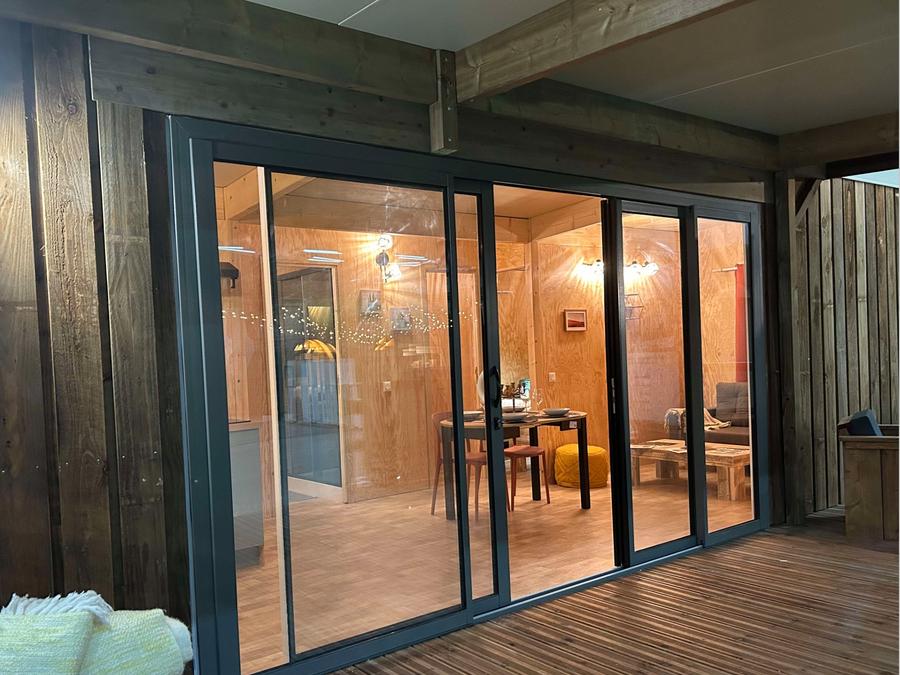 Chalet 5 personnes - Chalet Premium (35m²) avec terrasse couverte, 2 chambres 3