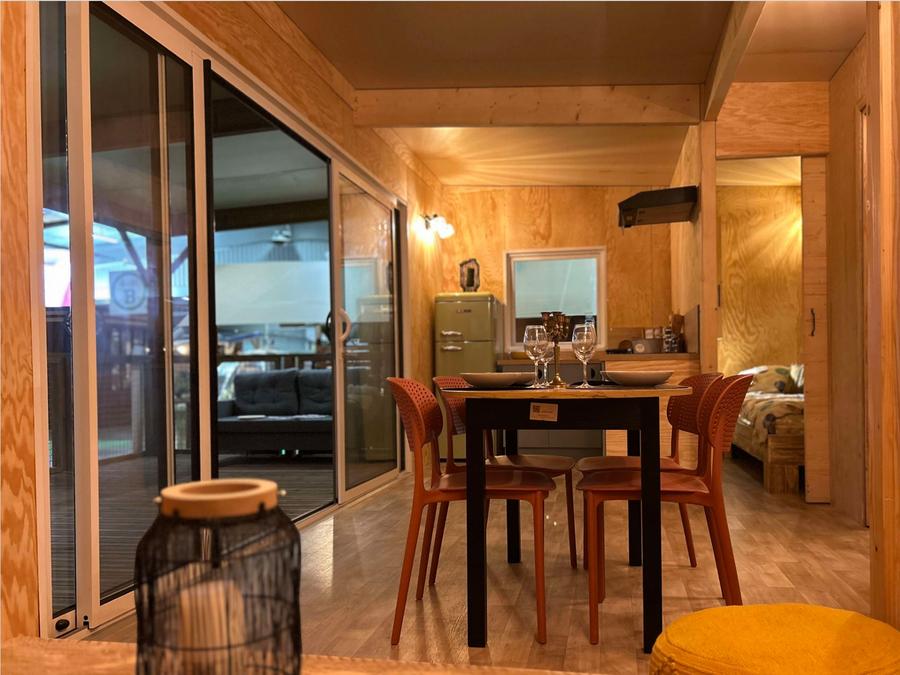 Chalet 5 personnes - Chalet Premium (35m²) avec terrasse couverte, 2 chambres 1
