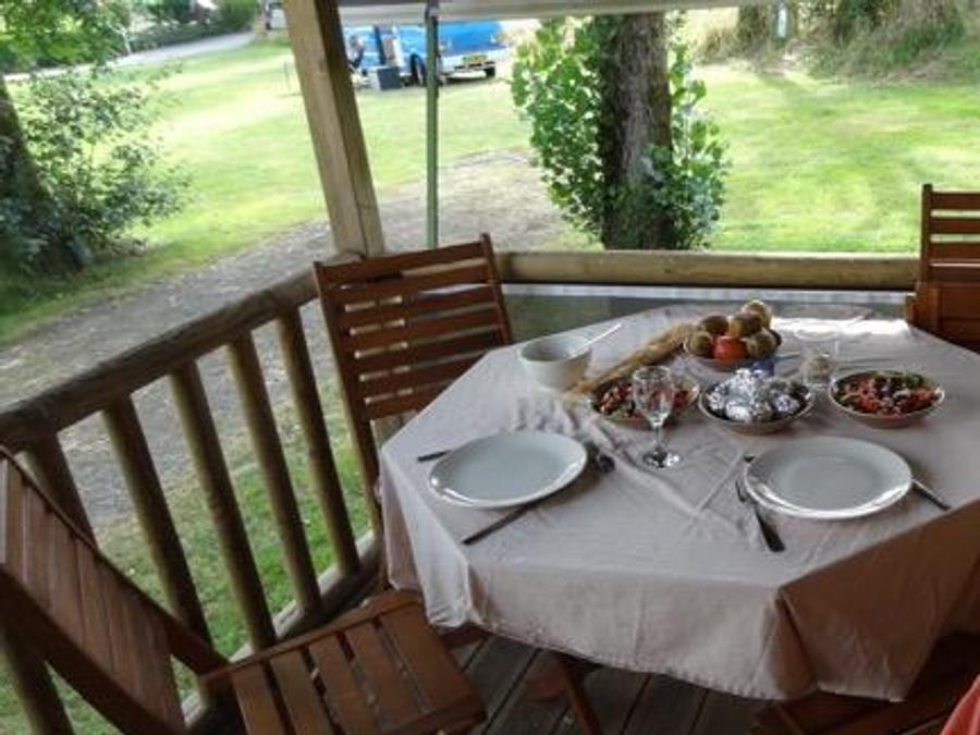 Tente en toile et en bois 5 personnes - Tente Safari KENYA 30m² - 2 chambres - sans sanitaires 5 pers 5