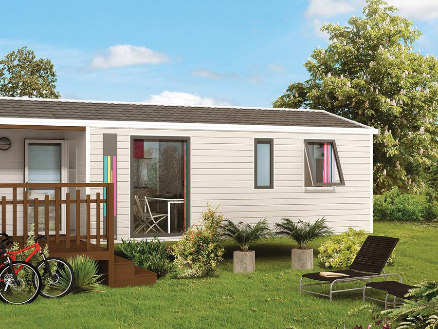 Mobilhome 6 personnes - Mobil home Malaga 38m² (30m² + terrasse de 8m²)- 3 chambres 6 pers 0