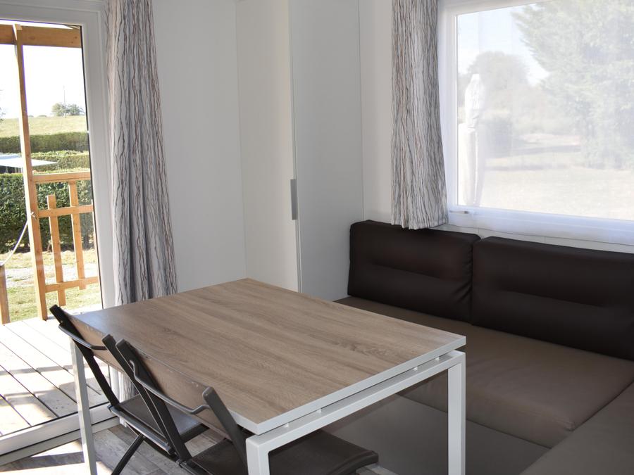 Mobilhome 4 personnes - Mobil home Panama 32m² (23m² +9m² de terrasse) - 2 chambres 4 pers 2