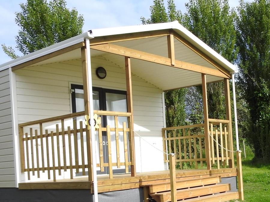 Mobilhome 4 personnes - Mobil home Panama 32m² (23m² +9m² de terrasse) - 2 chambres 4 pers 0