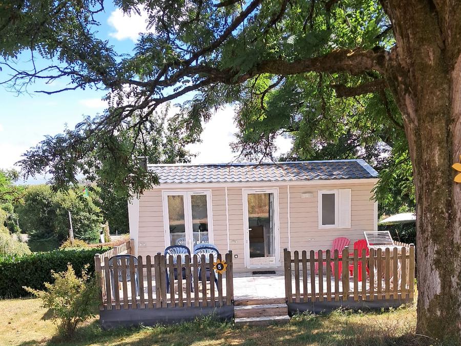 Mobilhome 4 personnes - Mobilhome Evolution 45m² (24m²+21m² de terrasse)- 2 chambres 4 pers 13