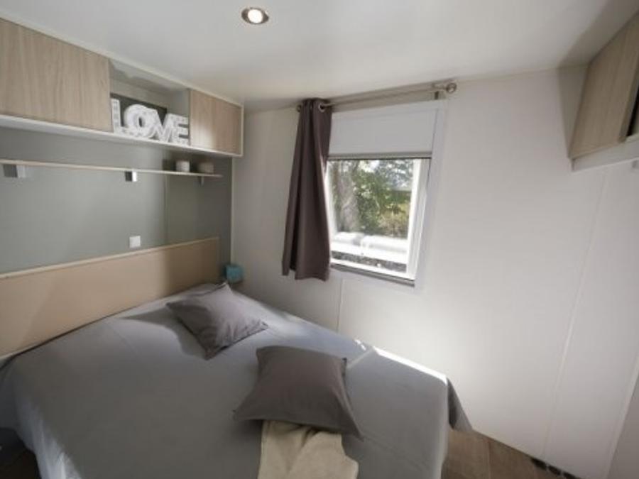 Mobilhome 4 personnes - Mobilhome Evolution 45m² (24m²+21m² de terrasse)- 2 chambres 4 pers 5