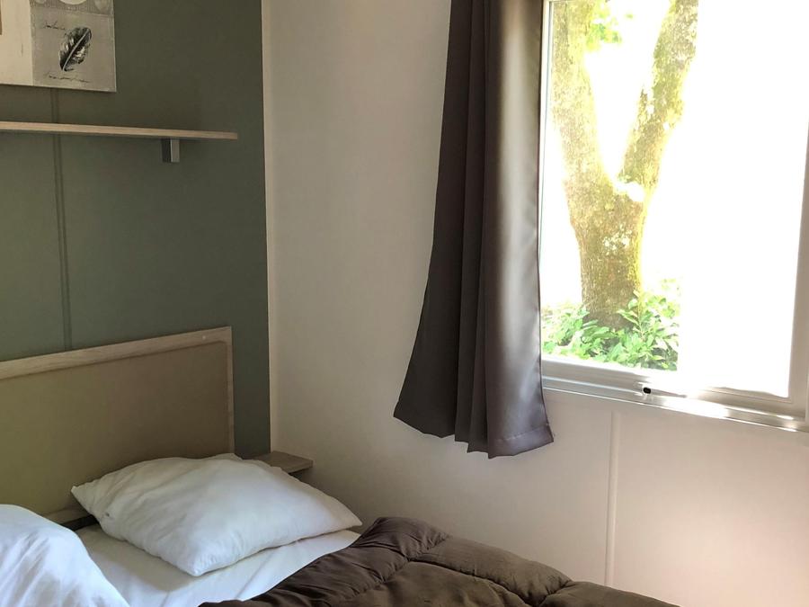 Mobilhome 4 personnes - Mobilhome Evolution 45m² (24m²+21m² de terrasse)- 2 chambres 4 pers 10