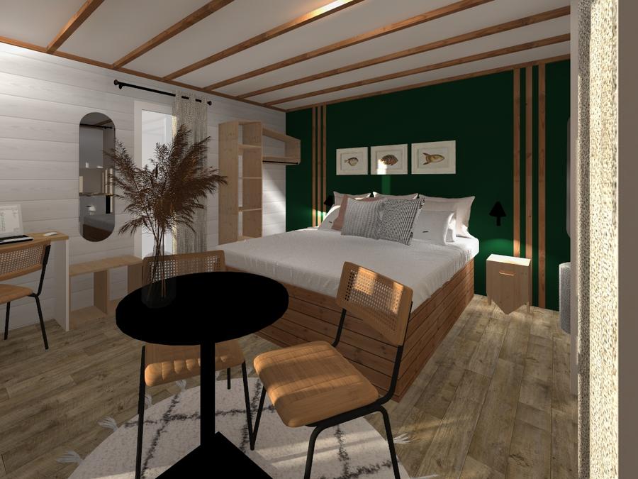 Mobilhome 2 personnes - Cottage Signature | 1 Chambre 1