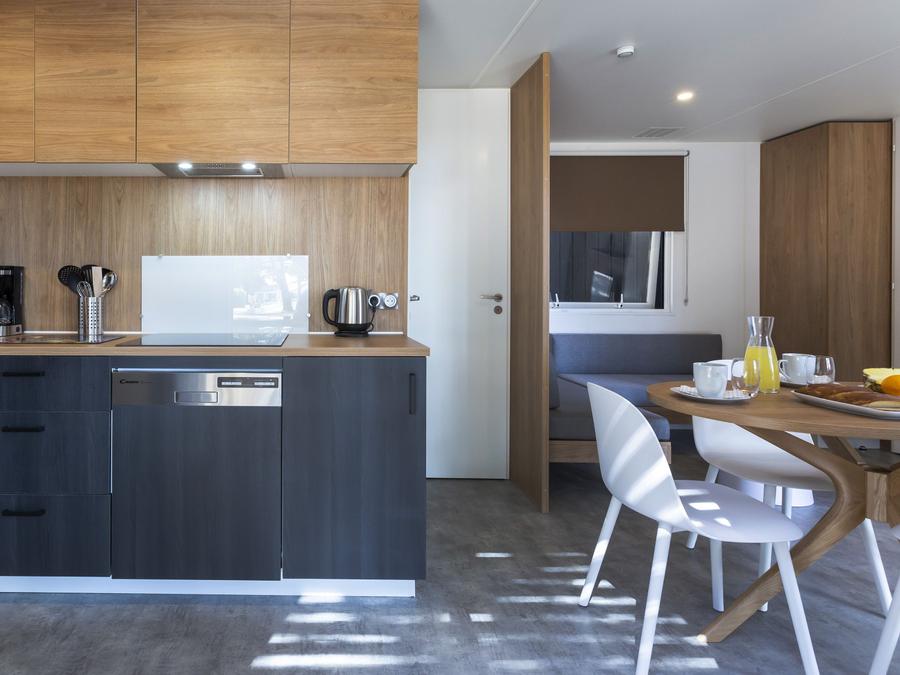 Mobilhome 6 personnes - Mobil-Home Premium 34m² (3 chambres - 6 pers.) + terrasse couverte + TV + draps inclus - 7 nuits 5