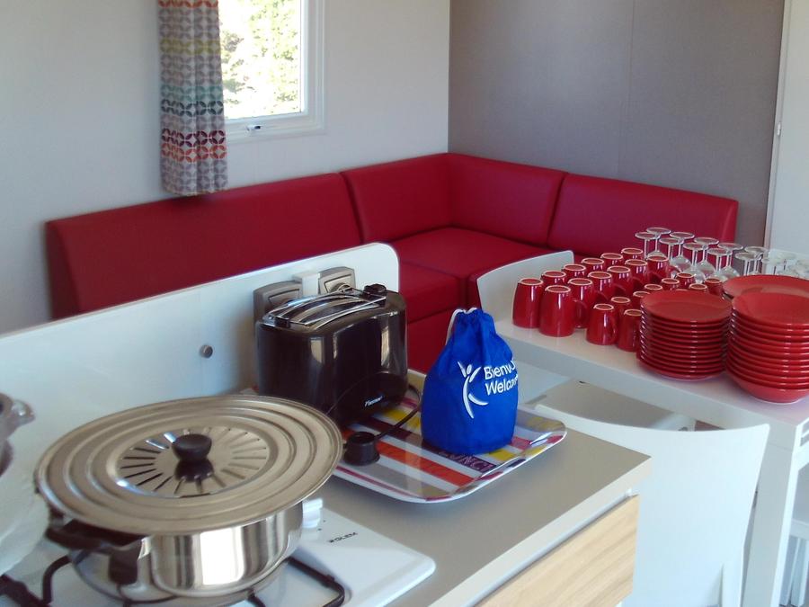 Mobilhome 6 personnes - O HARA 40 m² 3 chambres 2 wc / 2 salle de bains 4