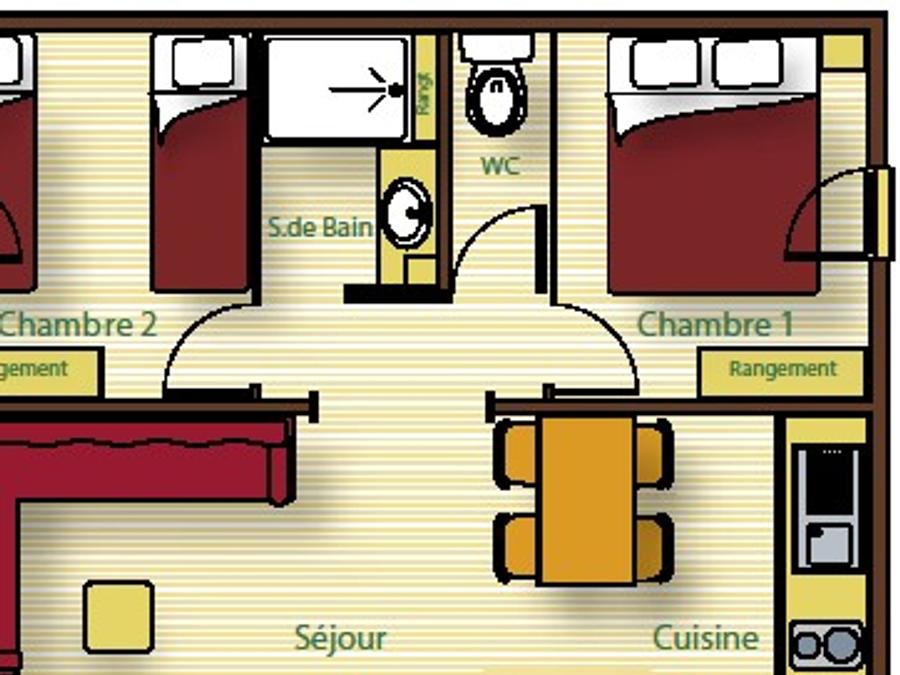 Chalet 6 personnes - BALLARIO 6
