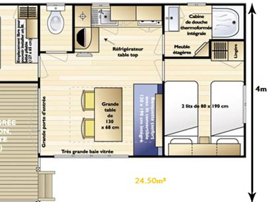 Mobilhome 6 personnes - IRM LOGGIA 6