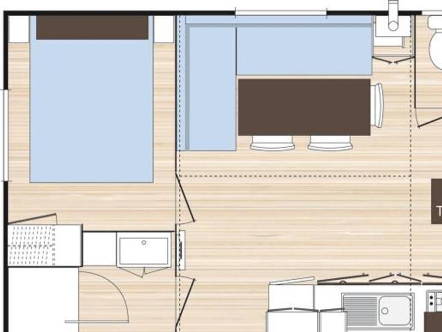 Mobilhome 6 personnes - Mobil home Ciela Confort - 3 chambres 9