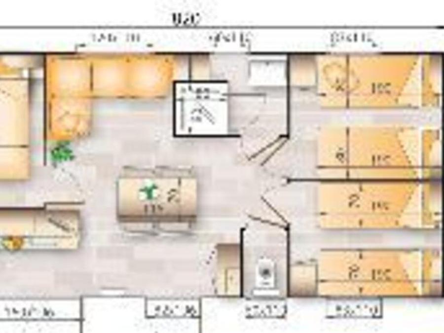 Mobilhome 6 personnes - Ciela Confort Compact - 3 chambres 7