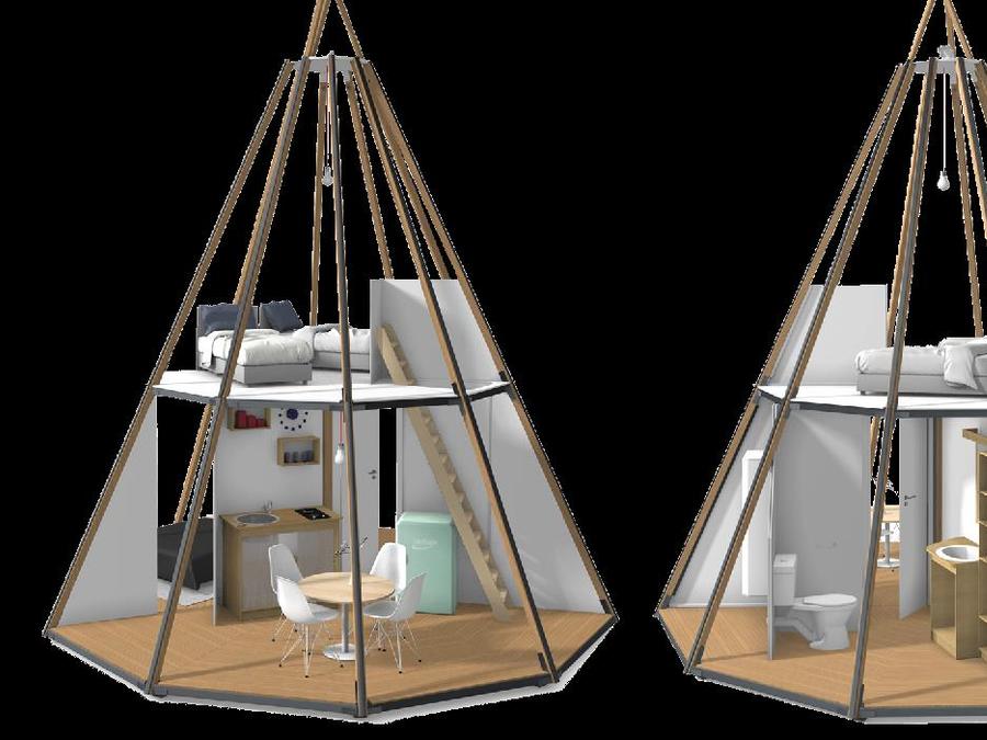 Tente 4 personnes - Tipi 6