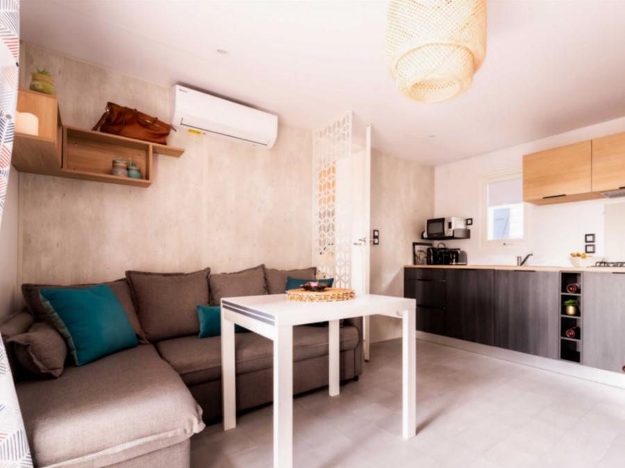 Mobilhome 4 personnes - Privilège P2 2 chambres 2 SDB GARDEN 4