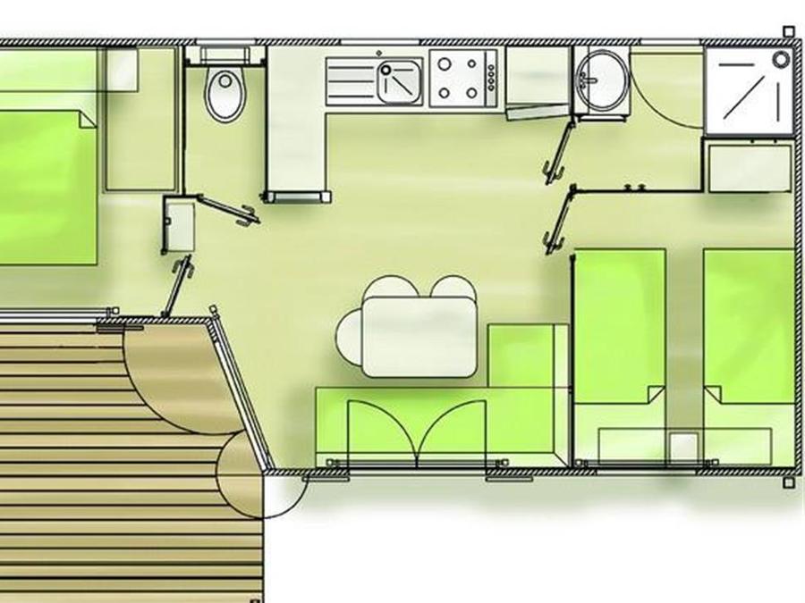 Mobilhome 6 personnes - PACIFIC Sun 8