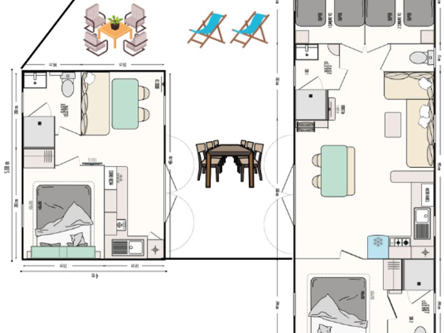 Mobilhome 8 personnes - Sunêlia Prestige