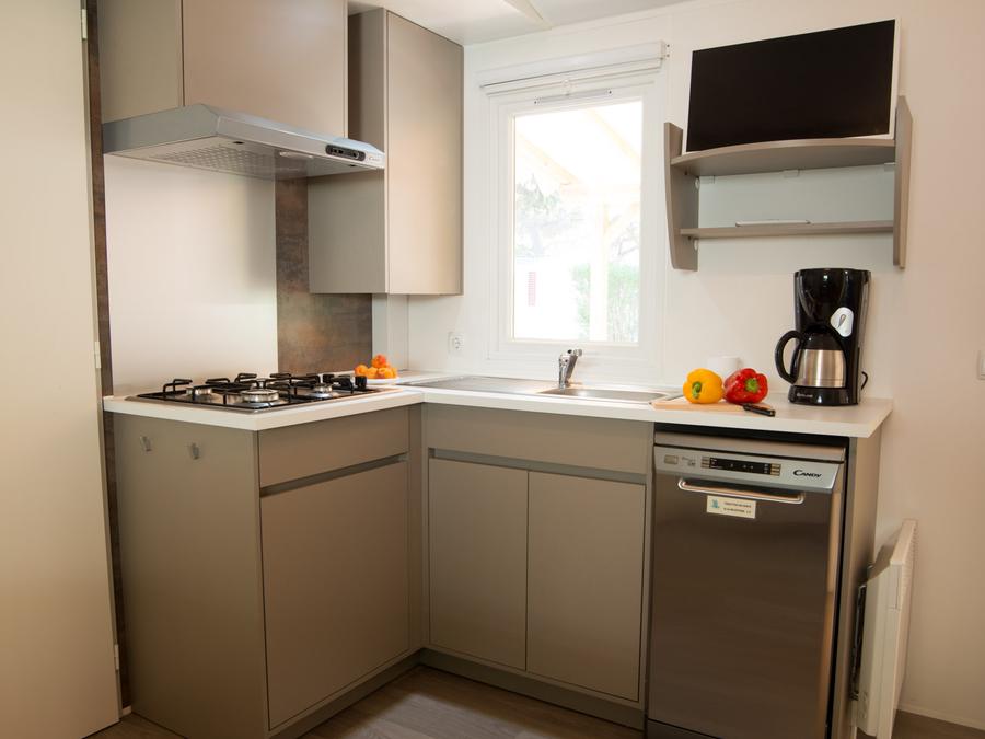 Mobilhome 6 personnes - 2 chambres 4 adultes et 2 enfants, 1