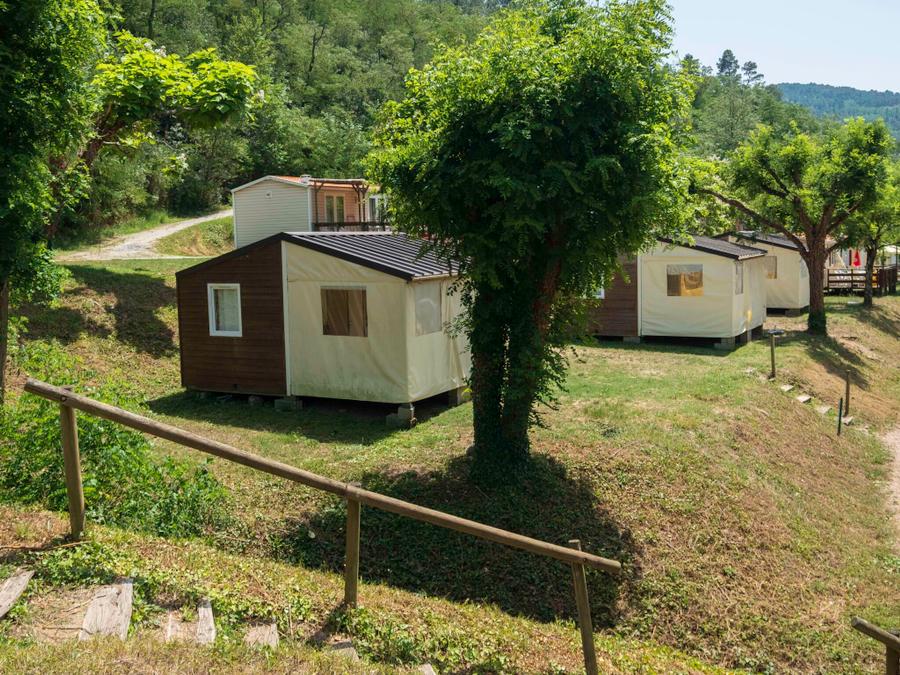 Bungalow toilé 5 personnes - Tithome 21m² - Standard - 2ch - Sans sanitaire - Terrasse toilée 0