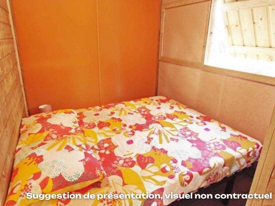 Mobilhome 4 personnes - CosyFlower Premium 38m² - 2 chambres + terrasse couverte + TV + Draps + Serviettes 3