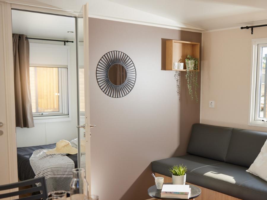 Mobilhome 6 personnes - Homeflower Premium 35m² - 3 chambres + terrasse + TV + Draps + Serviettes + Clim 6