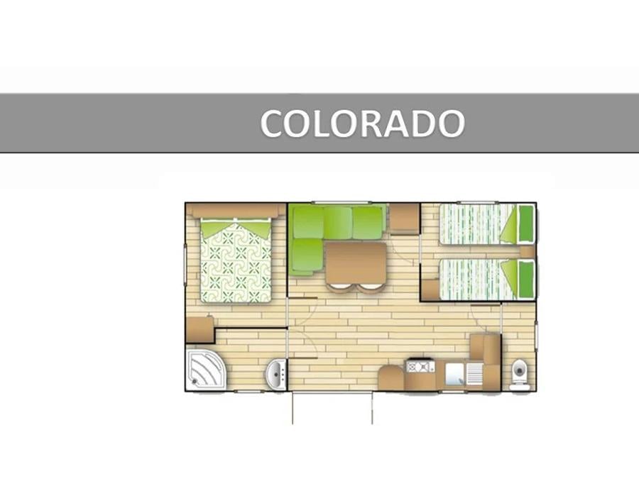 Mobilhome 4 personnes - COLORADO LOISIR - CLIM - TV 6