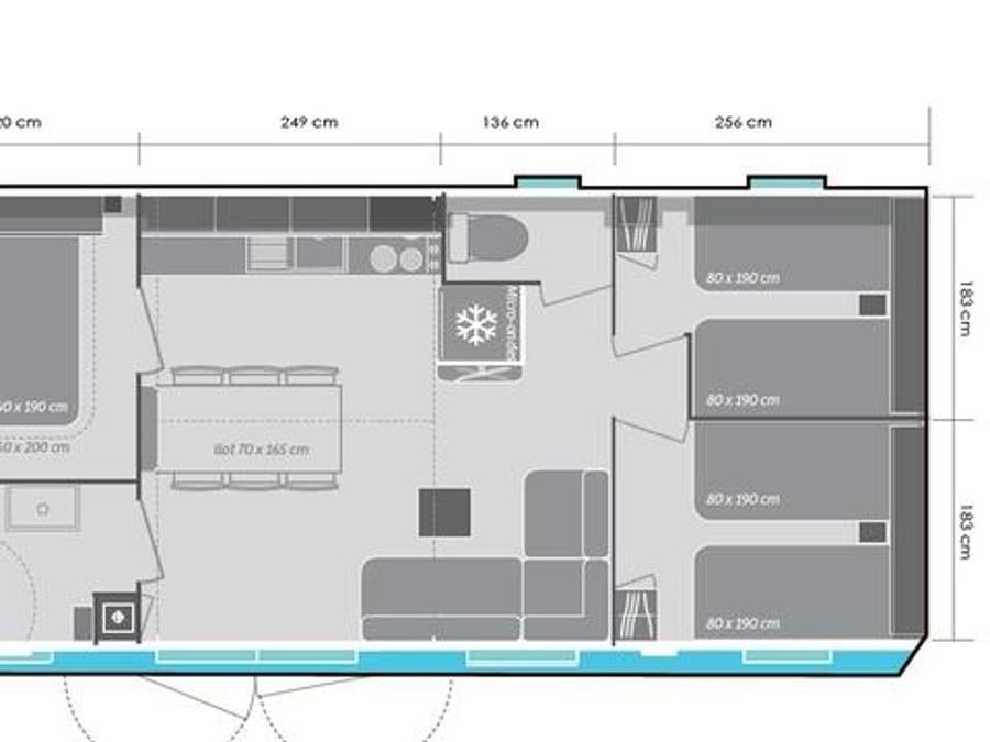 Mobilhome 6 personnes - MH3 Premium+ climatisé 5