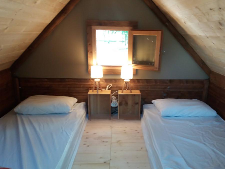 Tente en toile et en bois 2 personnes - BIVOUAC (Sans sanitaires) Animaux non admis 1