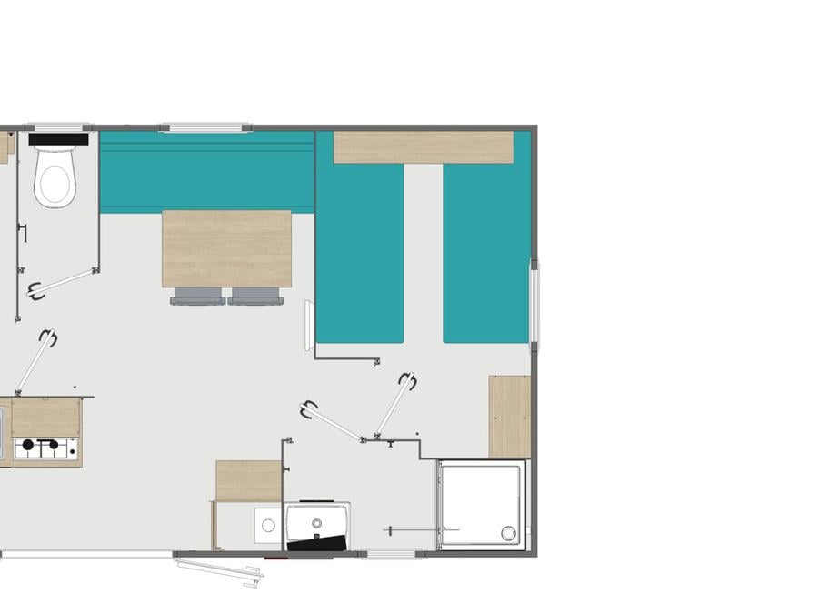 Mobilhome 4 personnes - CALLUNE (En arrivée samedi) 3