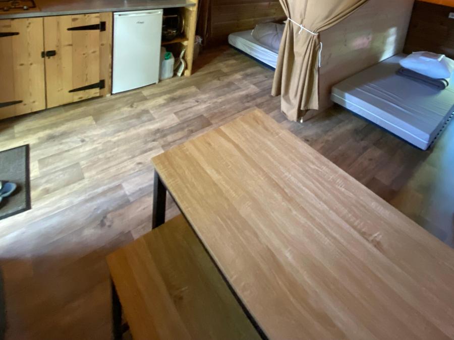 Tente en toile et en bois 4 personnes - Ecolodge 3