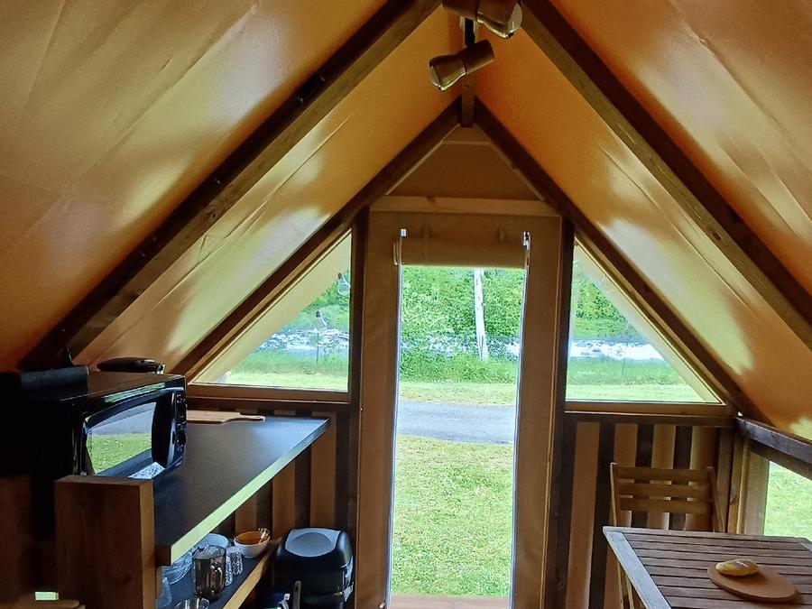 Tente en toile et en bois 2 personnes - Cyclo Tente 3