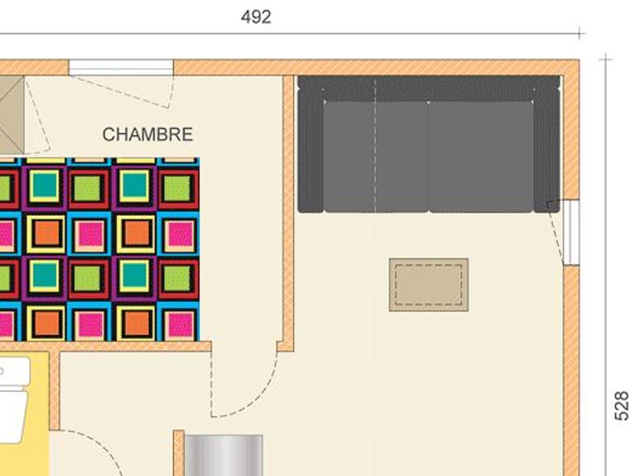 Chalet 4 personnes - Chalet CONFORT Nelia 23 m² (1 chambre) + terrasse couverte de 8 m² + clim reversible(045) + TV 2/4 pers 5