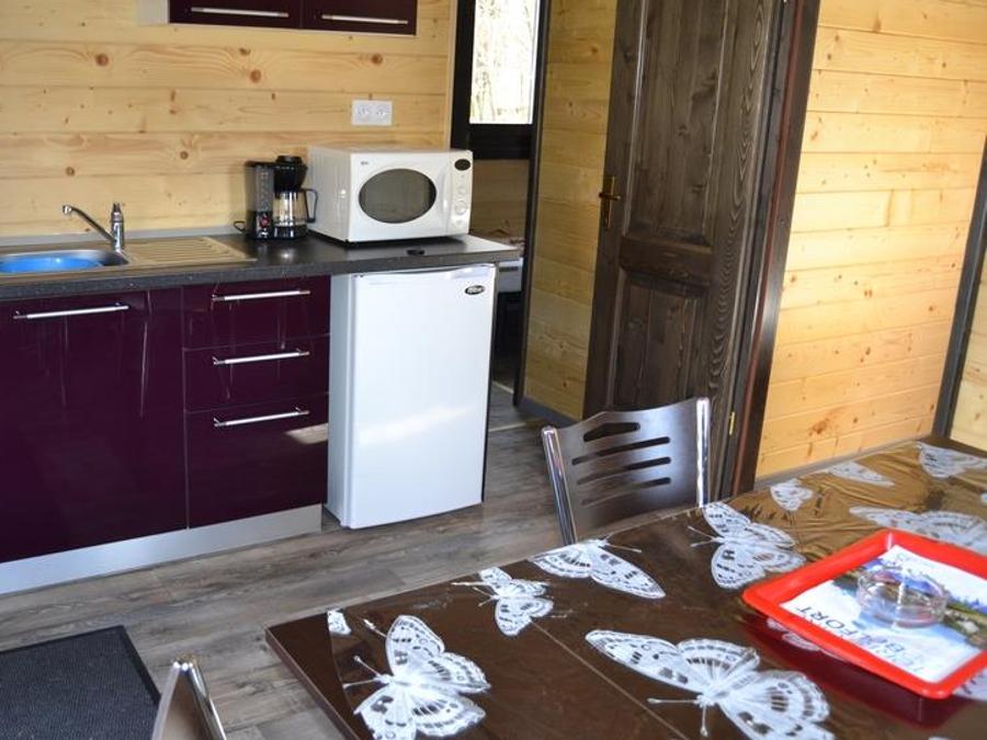 Chalet 5 personnes - Chalet CONFORT Monia 27 m² (2 chambres) + terrasse couverte de 10m² + clim réversible 4/5 pers 1