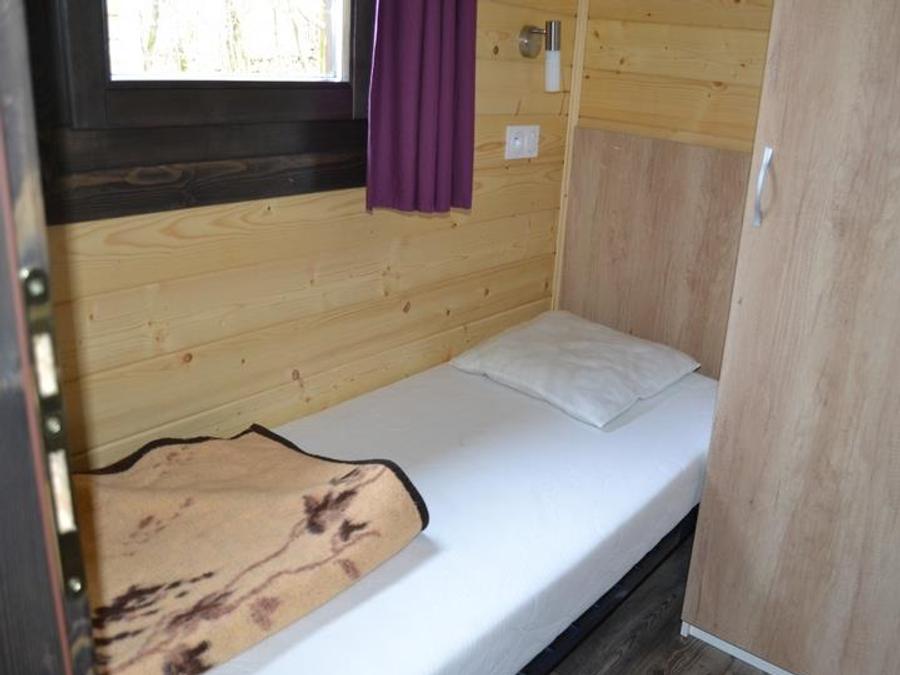 Chalet 5 personnes - Chalet CONFORT Monia 27 m² (2 chambres) + terrasse couverte de 10m² + clim réversible 4/5 pers 4