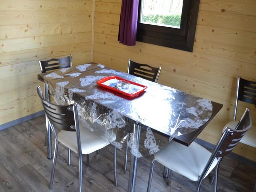 Chalet 5 personnes - Chalet CONFORT Monia 27 m² (2 chambres) + terrasse couverte de 10m² + clim réversible 4/5 pers 2
