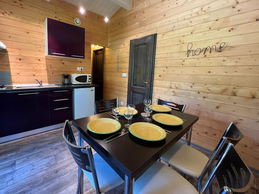 Chalet 5 personnes - Chalet CONFORT Monia 27 m² (2 chambres) + terrasse couverte de 10m² + clim réversible 4/5 pers 8