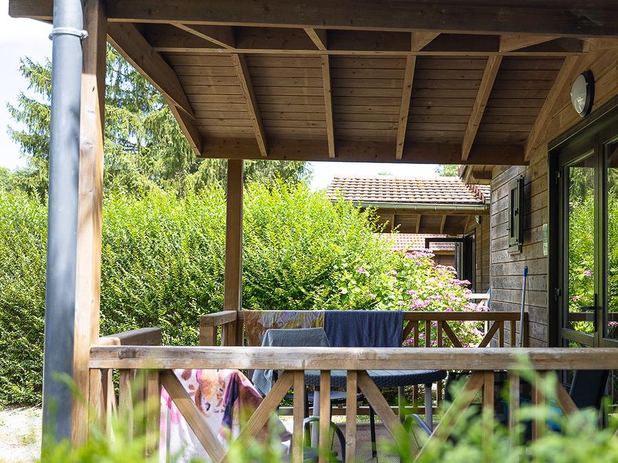 Chalet 5 personnes - Chalet CONFORT Monia 27 m² (2 chambres) + terrasse couverte de 10m² + clim réversible 4/5 pers 16