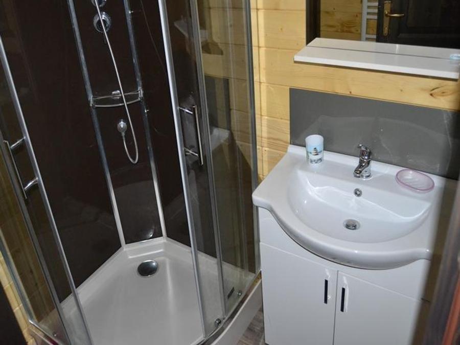 Chalet 5 personnes - Chalet CONFORT Monia 27 m² (2 chambres) + terrasse couverte de 10m² + clim réversible 4/5 pers 6