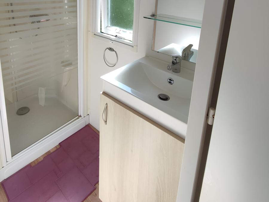 Mobilhome 4 personnes - Mobil home Ibiza CONFORT 26m² (2 chambres) + Terrasse semi couverte de 18 m² (new!) 4 pers 14